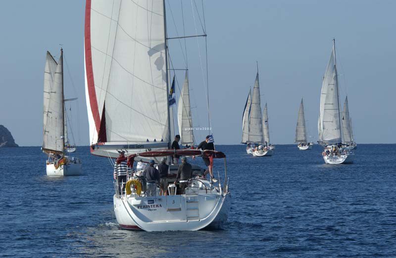 11 Dodecanes Regatta Start zur nächsten Etappe