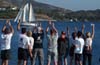 10 Dodecanes Regatta Jubel beim Etappenziel